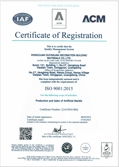 iso certificate 1 1