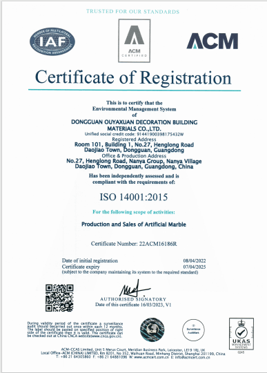 iso certificate 2 1
