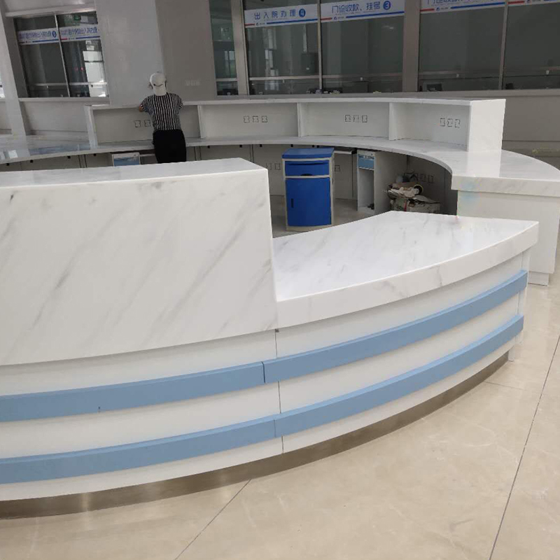 Acrylic Stone Reception Counter